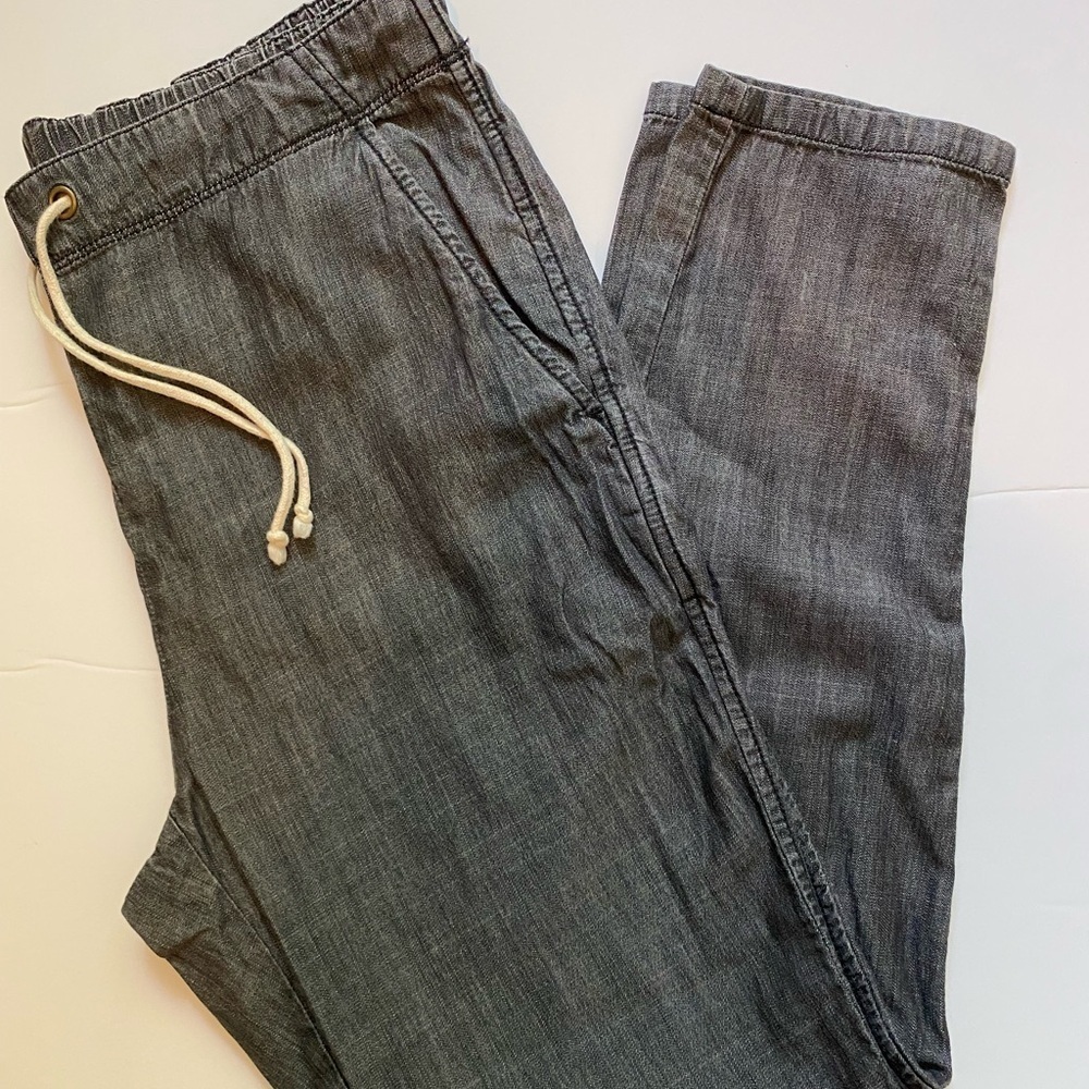 EILEEN FISHER | Grey Tencel Cotton Drawstring Jogger Pant Size XS - Picture 10 of 10